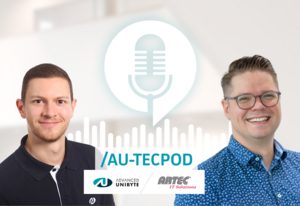 AU-Tecpod Foto von Yannick Schneider von AU und Alex von Artec