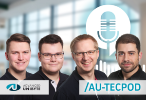 AU-TecPod Foto von abian Schülzle, Colin Fodor, Samet Keser, Torsten Graf und Tobias Kohler